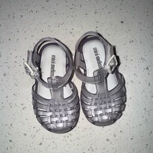Mini Melissa Kids' Silver Sandals